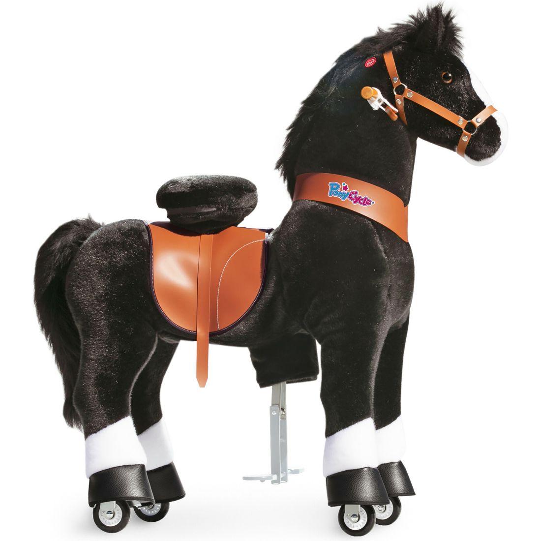 Black Horse With White Hoof, Large | Ride-Ons Outdoor Black