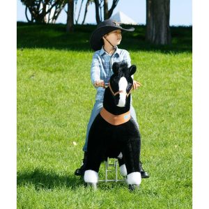 Black Horse With White Hoof, Large | Ride-Ons Outdoor Black