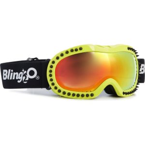 Black Spike Lime Frame Ski Goggle | Sports Outdoor Green