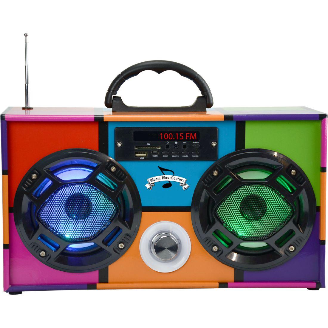 Bluetooth Mini Boom Box, Retro | Tech Toys Kids Multi