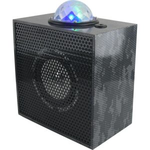 Bluetooth Stereo Speaker With Laser Light Show, Black Camo | Tech Toys Kids Tech Toys