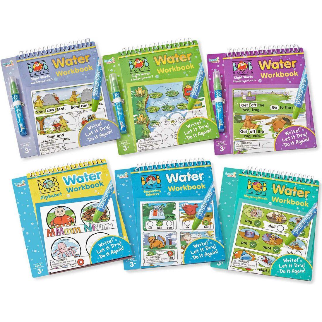 Bob Books® Reading Readiness Water Workbook Set | Educational Toys Educational Toys Educational Toys