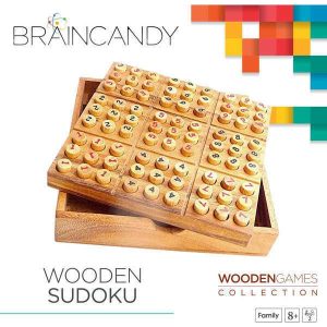 Braincandy Wooden Sudoku Challenge | Games Games Brown