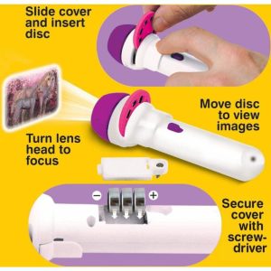 Brainstorm Toys Fairy And Unicorn Flashlight And Projector | Infant Development Baby & Toddler Infant Development