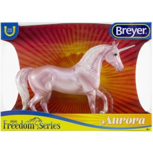 Breyer Aurora Unicorn Fantasy Horse Model Toy Figure, (1: 12 Scale) | Toy Figures & Playsets Imaginative Learning Multi