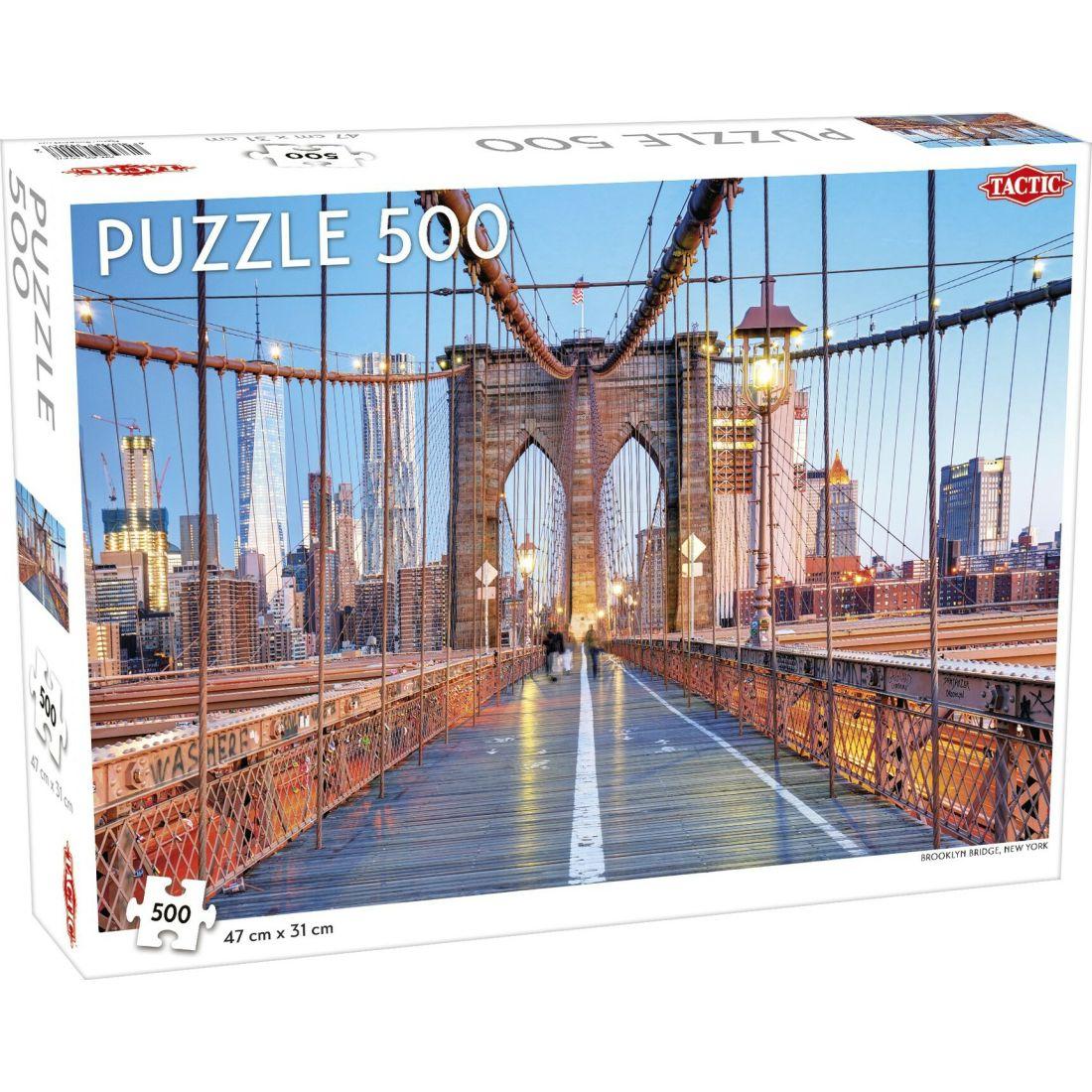 Brooklyn Bridge, New York 500-Piece Puzzle | Puzzles Imaginative Learning Multi