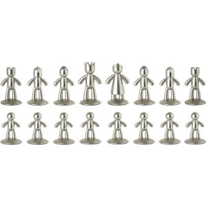 Buddy Modern Chess Set, Natural/Metal | Games Games Games