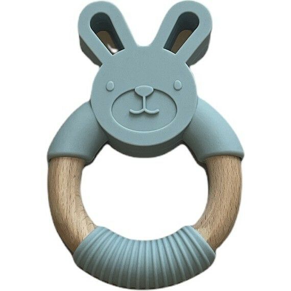 Bunny Teether, Seafoam | Teethers & Rattles Baby & Toddler Blue