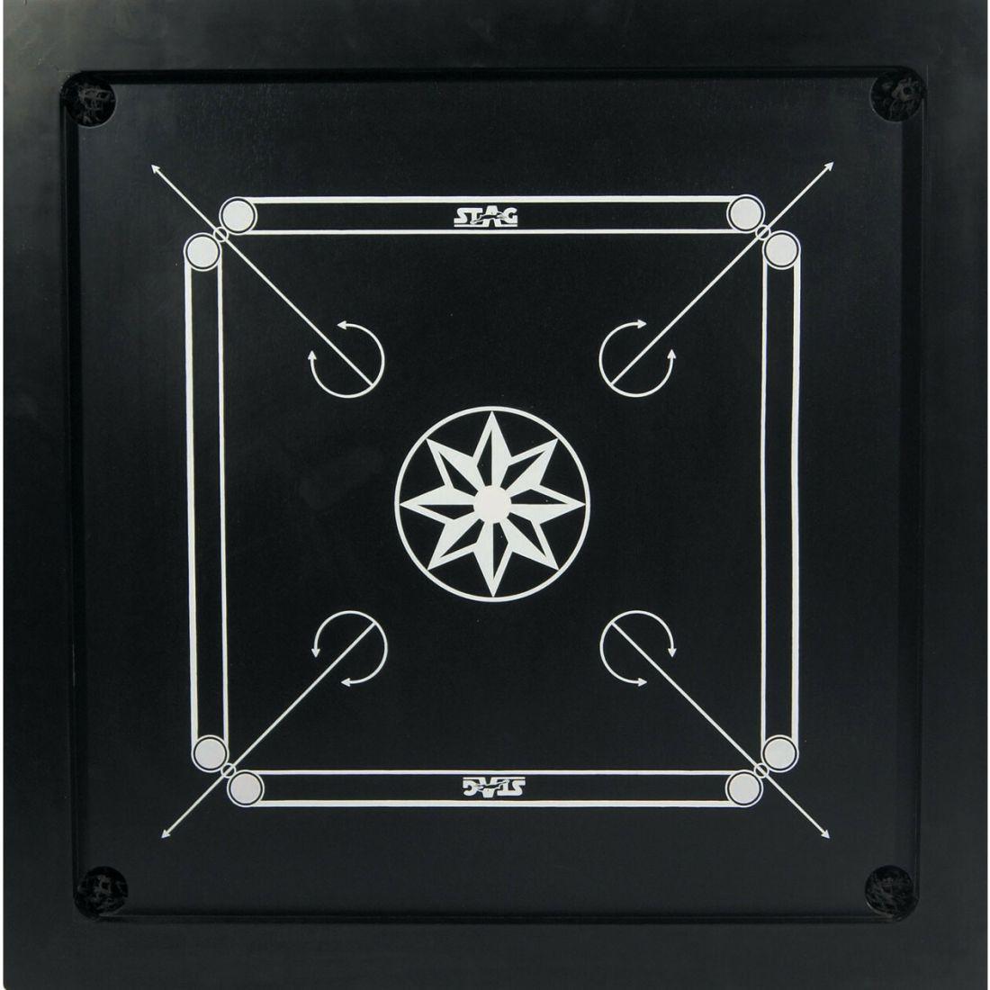 Carrom Board, Black | Games Games Black