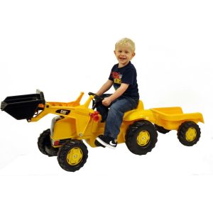 Cat Kid Tractor With Trailer | Ride-Ons Outdoor Ride-Ons