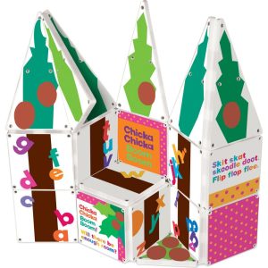 Chicka Chicka Boom Boom Magna-Tiles® Structures® Set, Age 3+, 19 Pieces By Createon | Games Games Games