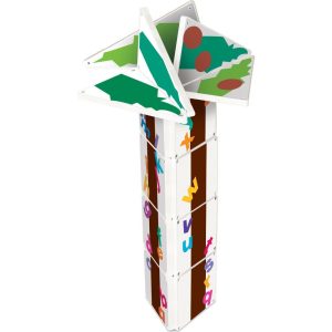 Chicka Chicka Boom Boom Magna-Tiles® Structures® Set, Age 3+, 19 Pieces By Createon | Games Games Games