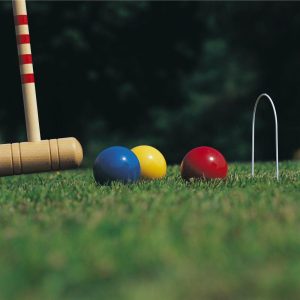 Children’S 4-Player Croquet Set | Yard & Lawn Games Outdoor Brown