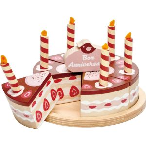 Chocolate Birthday Cake | Play Food & Accessories Kids Brown