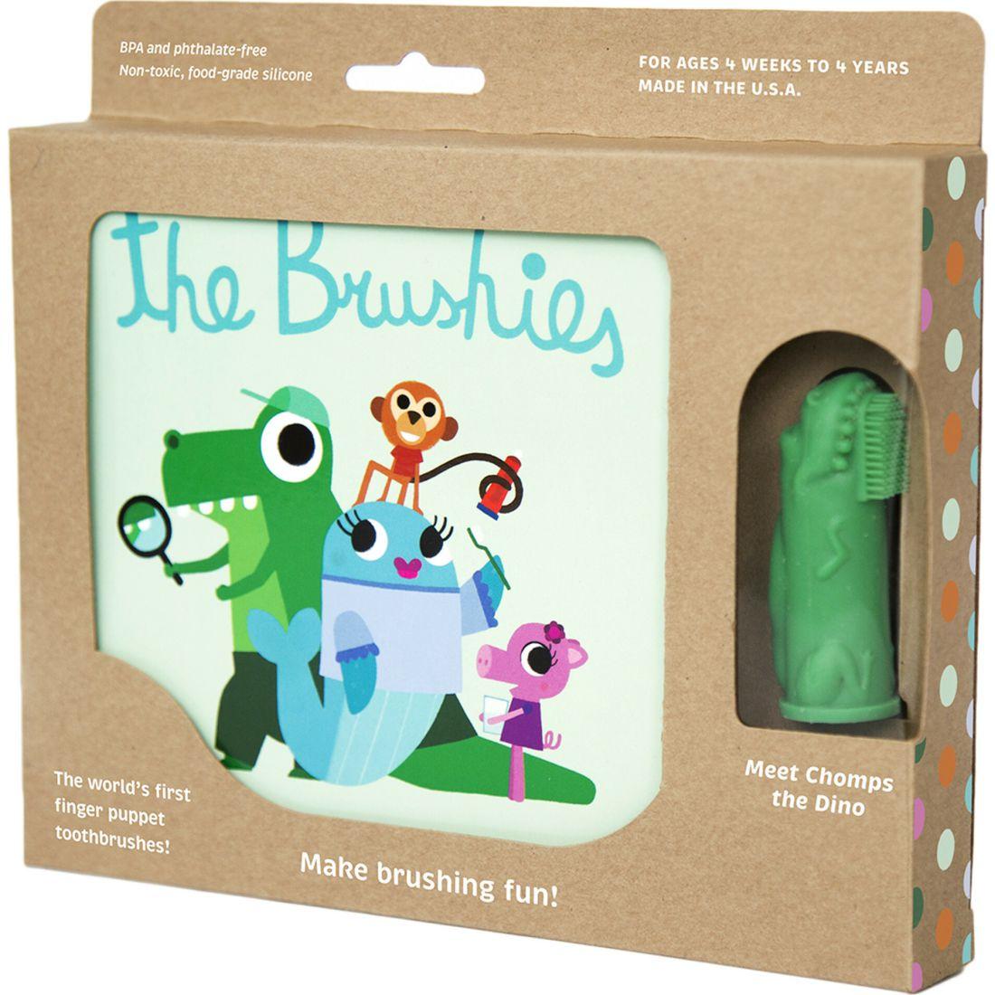 Chomps The Dino Toothbrush With Book | Books Books Books