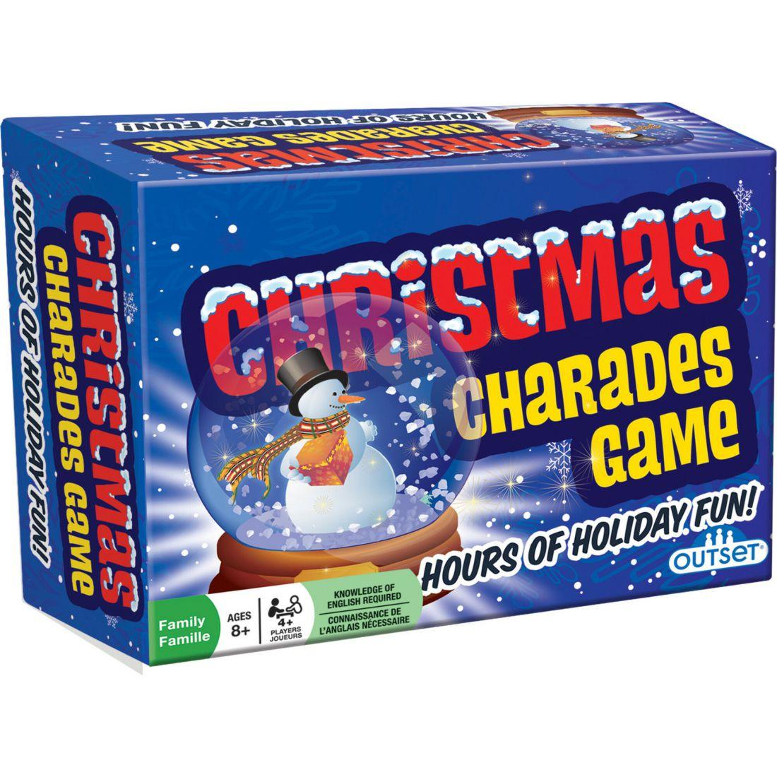 Christmas Charades Game – Outset Media, Holiday Family Game, Features 300 Charades | Games Games Games