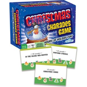 Christmas Charades Game – Outset Media, Holiday Family Game, Features 300 Charades | Games Games Games