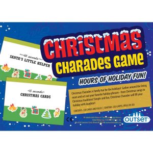 Christmas Charades Game – Outset Media, Holiday Family Game, Features 300 Charades | Games Games Games