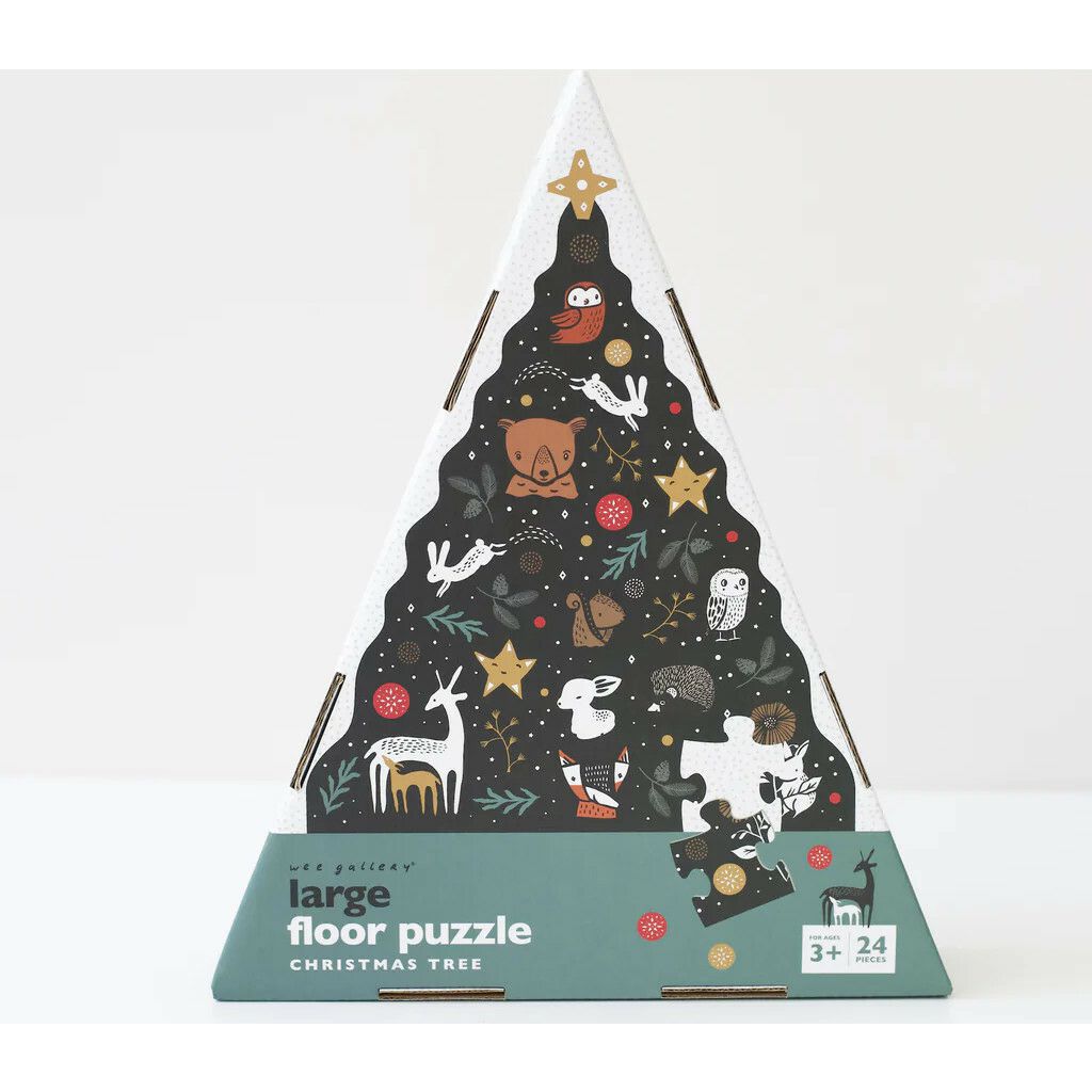 Christmas Tree Floor Puzzle, Multi | Puzzles Imaginative Learning Puzzles