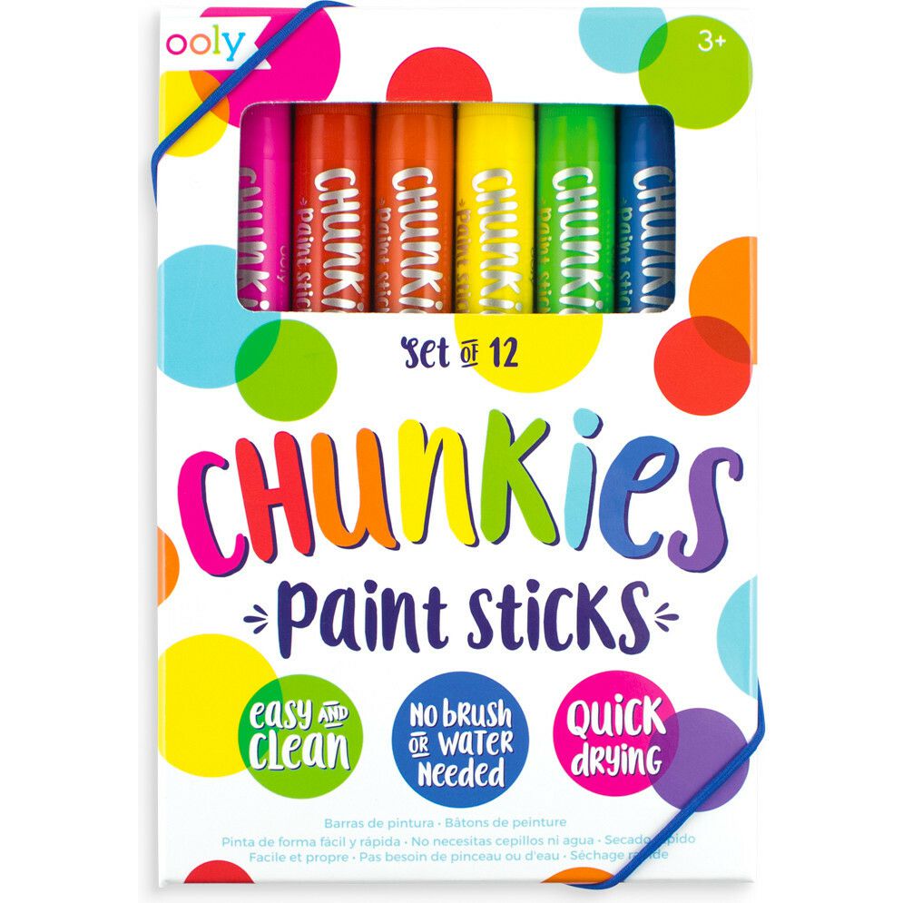 Chunkies Paint Sticks Classic, 12 Pack | Arts & Crafts Arts & Crafts Arts & Crafts