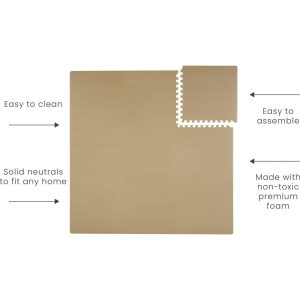 Classic Foam Playmat, Sandstone | Activity Gyms & Playmats Activity Gyms & Playmats Activity Gyms & Playmats