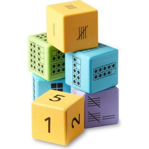 Colorful Foam Number Representation Dice, Set Of 16 | Educational Toys Educational Toys Educational Toys