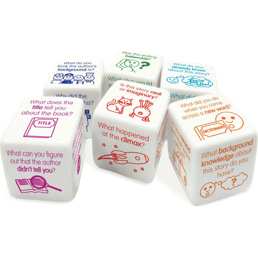 Comprehension Dice, Grade 1 Grade 2 Learning | STEM Toys Kids Multi