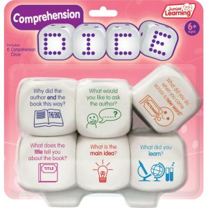 Comprehension Dice, Grade 1 Grade 2 Learning | STEM Toys Kids Multi