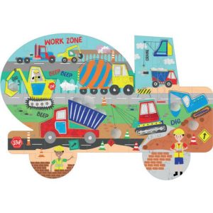 Construction 40Pc "Truck" Shaped Jigsaw | Puzzles Imaginative Learning Multi