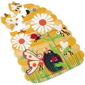 Contour Contrast Puzzle Beehive 40 Pcs | Puzzles Imaginative Learning Multi