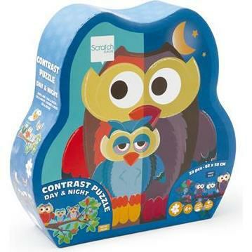 Contour Contrast Puzzle Owls 39 Pcs | Puzzles Imaginative Learning Puzzles