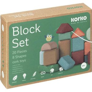 Cork Blocks 20-Piece Set | Blocks, Sorters & Stackers Baby & Toddler Blocks, Sorters & Stackers