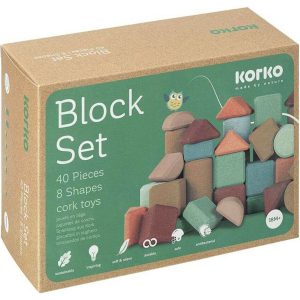 Cork Blocks 40-Piece Set | Blocks, Sorters & Stackers Baby & Toddler Blocks, Sorters & Stackers