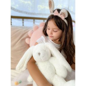 Cotton Luxe Bunny, Ivory | Plush Kids Plush