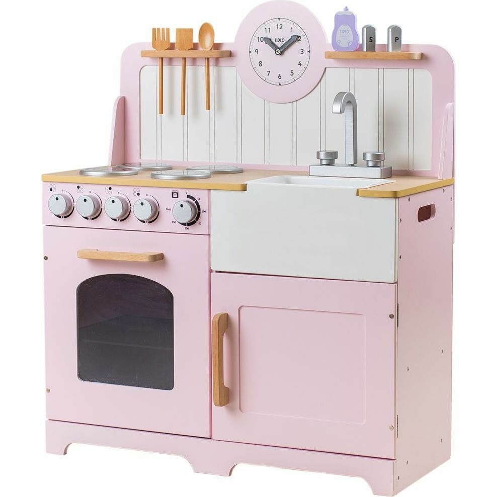 Country Kitchen, Pink | Dollhouses & Accessories Dollhouses & Accessories Dollhouses & Accessories