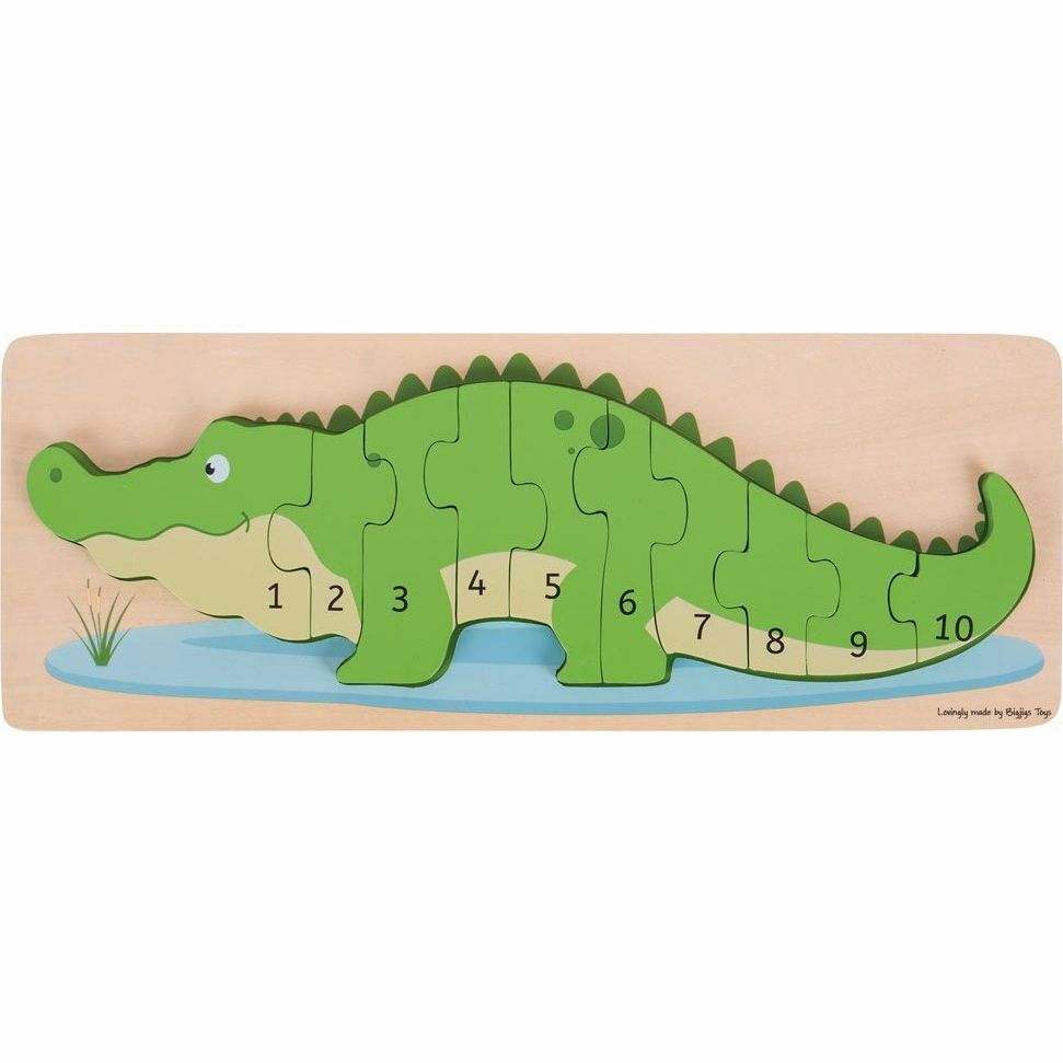 Crocodile Number Puzzle | Puzzles Imaginative Learning Multi