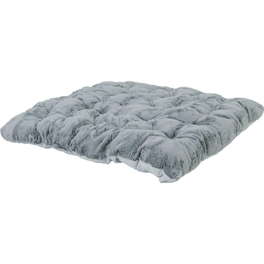 Cuddle Faux Fur Padded Play Mattress, Gray | Play Tents & Playhouses Imaginative Learning Grey