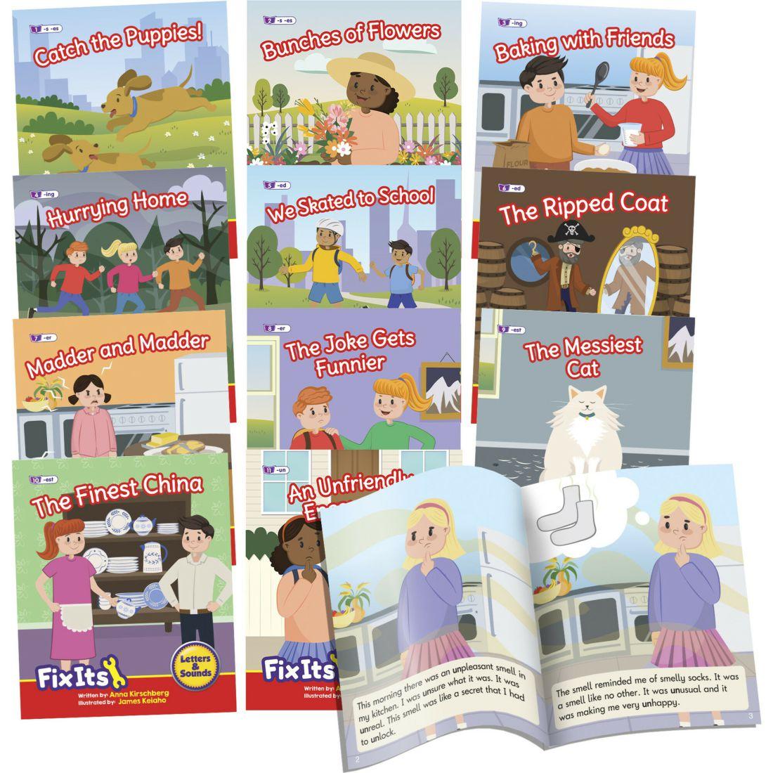 Decodable Readers Fix Its Suffixes Fiction Phase 6 | Books Books Books