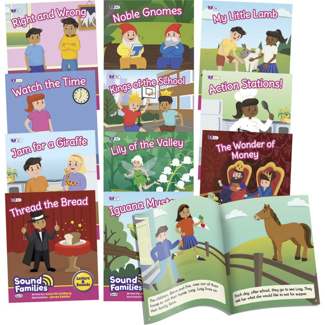 Decodable Readers Sound Families Consonants Fiction Phase 5.5 | Books Books Books