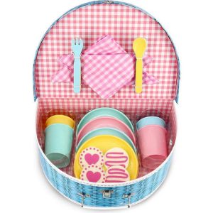 Deluxe Picnic Set – Pastel | Play Food & Accessories Kids Play Food & Accessories