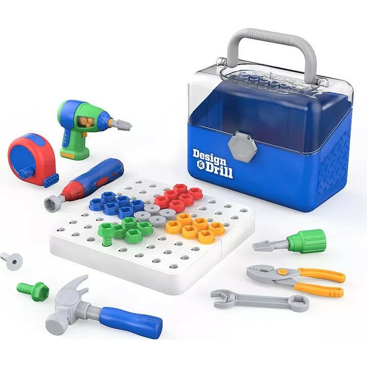 Design & Drill® Toolbox | Educational Toys Educational Toys Educational Toys