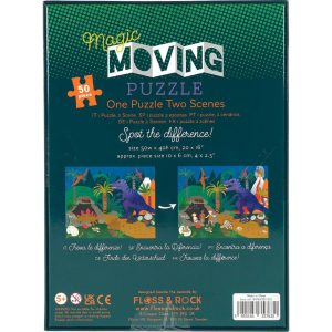 Dino 50Pc Magic Moving Puzzle | Puzzles Imaginative Learning Multi