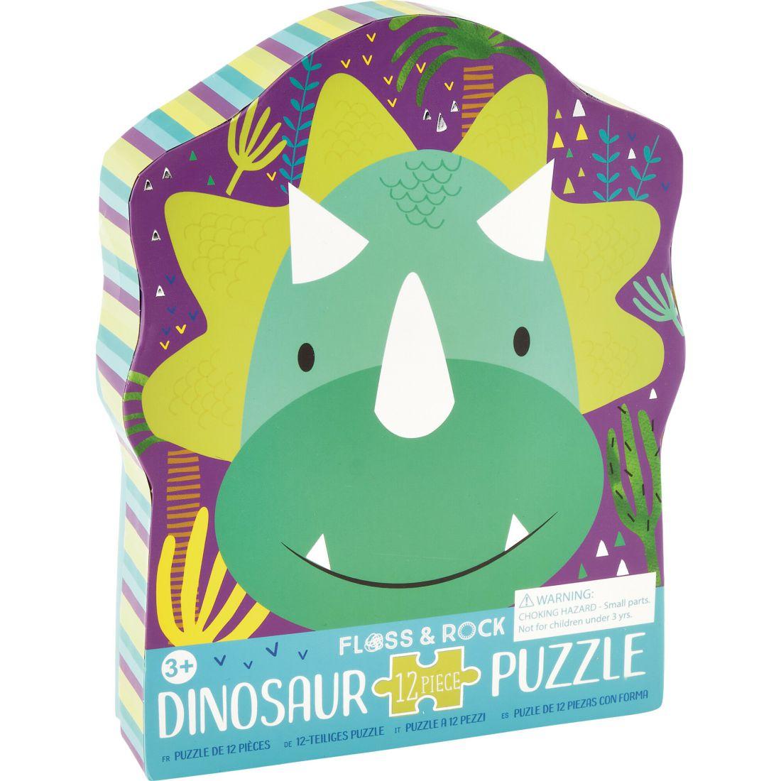 Dinosaur 12-Piece Shaped Puzzle | Arts & Crafts Arts & Crafts Arts & Crafts