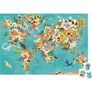 Dinosaurs 200-Piece Educational Puzzle | Puzzles Imaginative Learning Multi