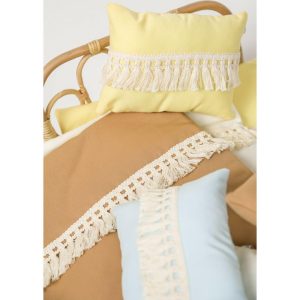 Doll Crib Duvet & Pillow Set, Yellow | Dollhouses & Accessories Dollhouses & Accessories Dollhouses & Accessories