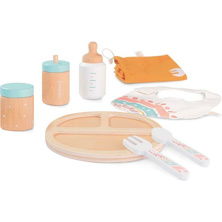 Doll Wooden Feeding Set | Dolls & Doll Accessories Dolls & Doll Accessories Dolls & Doll Accessories