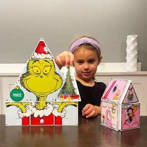 Dr. Seuss The Grinch Magna-Tiles Structure Set | STEM Toys Kids Multi