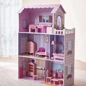 Dreamland Tiffany 12" Doll House, Pink | Dollhouses & Accessories Dollhouses & Accessories Dollhouses & Accessories