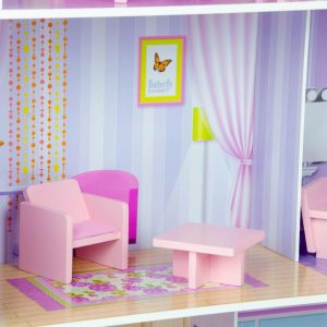 Dreamland Tiffany 12" Doll House, Pink | Dollhouses & Accessories Dollhouses & Accessories Dollhouses & Accessories