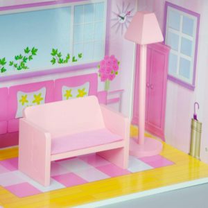 Dreamland Tiffany 12" Doll House, Pink | Dollhouses & Accessories Dollhouses & Accessories Dollhouses & Accessories